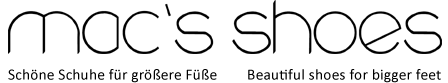 MAC'S SHOES Size charts